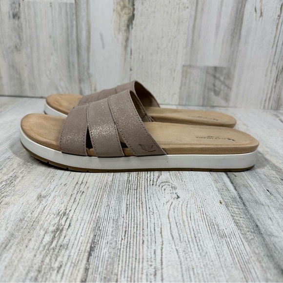 Koolaburra by UGG Taupe Suede Double Strap Slide Sandals #158 - Picture 2 of 11